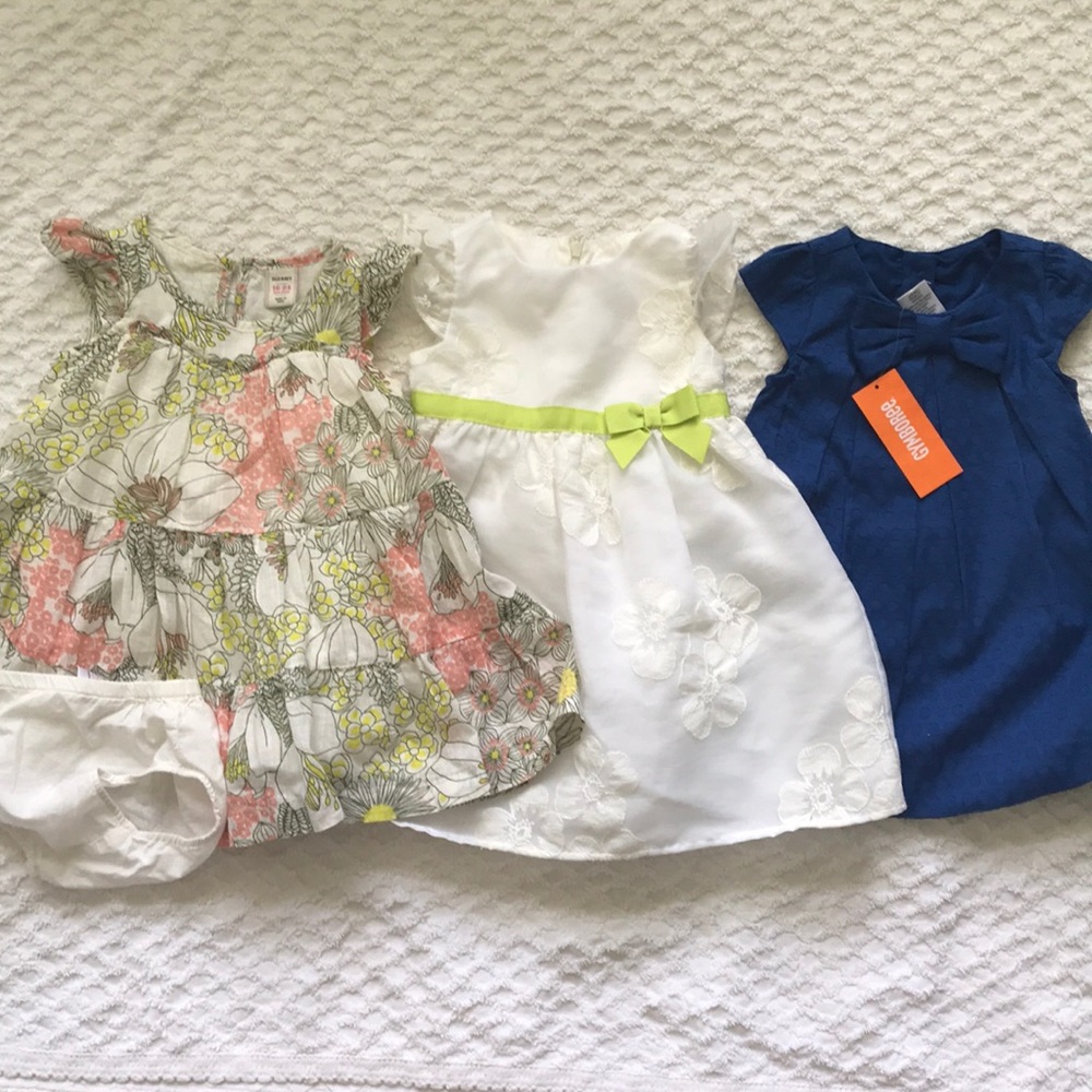 Gymboree NWT and two in good preworn condition